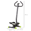Twister Stepper Height Adjustable Step Machine w/ LCD Screen, Grey HOMCOM - Image 3