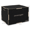 SPORTNOW 51/61/76cm Plyometric Jump Box, Wooden Plyo Box for Home Gym - Image 3