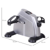 Mini Exercise Bike Portable Pedal Manual Machine Indoor Fitness Silver HOMCOM - Image 3