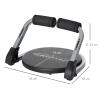 Ab Machine, Abs Trainer, Whole Body Exercise Equipment for Home Gym HOMCOM - Image 3