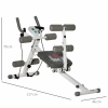 Abdominal Trainer Core Workout Exercise Foldable Adjustable Steel Frame HOMCOM - Image 3