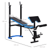 Adjustable Weight Bench with Leg Developer Barbell Rack for Home Gym HOMCOM - Image 3