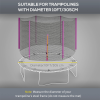 SPORTNOW 10ft Trampoline Net Replacement Safety Net with Zipped Door - Image 4