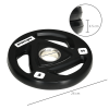 Olympic Weight Plates, Tri-Grip Barbell Weights Set with 2'' Holes, 2 x 5kg - Image 3
