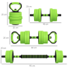 4-in-1 Weight Dumbbells Set, Barbell, Kettlebell, Push Up Stand, 20kg - Image 3