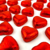 Small Love You Gift Hamper - Silver Heart Drop Earrings, Chocolates & Candle - Image 3