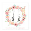 Happy Birthday Bunny Earrings & Gift Card - Image 3