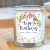 Pretty Flowers Happy Birthday Candle Gift Set | Birthday Gift Hamper for Friend | Birthday Gift Box for Her UK | Birthday Gifts - Image 3