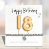Small 18th Birthday Gold Balloons Gift Hamper | Cubic Zirconia Bracelet, Chocolates & Candle - Image 3
