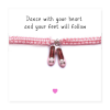 Ballet Shoes Friendship Bracelet & Gift Card - Girls Present - Image 3