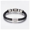 Mens Nautical Leather Bracelet - Image 2