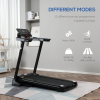500W Motorised Treadmill 1-12km/h Folding Frame Wheels Preset Programs HOMCOM - Image 4