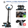 HOMCOM Adjustable Twist Stepper Step Machine For Home Gym Aerobic Workout - Image 4