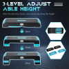 Aerobic Step Three-Level Adjustable Exercise Stepper for Home, Office HOMCOM - Image 4