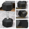 15KG Single Rubber Hex Dumbbell Portable Hand Weights Home Gym HOMCOM - Image 4