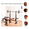 Multi-Function Adjustable Weight Training Bench Gym Fitness Lifting HOMCOM - Image 4