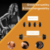 HOMCOM Dumbbells and Barbell Set with 65kg Adjustable Weights for Home Gym - Image 4
