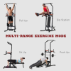 Adjustable Folded Dip Stands Multi-Function Pull-ups Sit-ups Fitness HOMCOM - Image 4