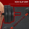 25kg Adjustable 2 IN 1 Barbell Dumbbells Weight Set for Body Fitness HOMCOM - Image 4