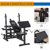 Multi-Exercise Full-Body Weight Bench with Bench Press & Leg Extension HOMCOM - Image 4