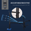 Adjustable Weight Bench with Leg Developer Barbell Rack for Home Gym HOMCOM - Image 4