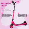 120W Electric Scooter w/ Battery Level Display, Rear Break - Pink HOMCOM - Image 4