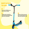 120W Electric Scooter w/ Battery Level Display, Rear Break - Blue HOMCOM - Image 4