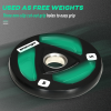 Olympic Weight Plates, Tri-Grip Barbell Weights Set with 2'' Holes, 2 x 5kg - Image 4