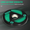 Olympic Weight Plates, Tri-Grip Barbell Weights Set with 2'' Holes, 2 x 10kg - Image 4