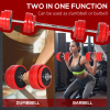 Adjustable 30KGS Barbell & Dumbbell Set Ergonomic Fitness Exercise in Home Gym - Image 4