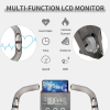 HOMCOM 2-In-1 Upright Exercise Bike 8-Level Adjustable with Pulse Sensor Grey - Image 4