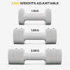 Adjustable Dumbbells Set, Fast Adjust and Compact, 2.5kg x 2 - Image 4