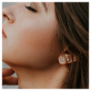 Good Luck Card & Four Leaf Clover Stud Earrings - Image 2