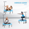 40'' Kids Mini Trampoline, Adult Rebounder Jumper w/ Handle Fitness HOMCOM - Image 5