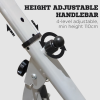Foldable Stepper Adjustable Step Machine w/ Handlebar LCD Display, Grey HOMCOM - Image 5