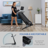 500W Motorised Treadmill 1-12km/h Folding Frame Wheels Preset Programs HOMCOM - Image 5