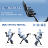 2-In-1 Upright Exercise Bike 8-Level Adjustable with Pulse Sensor Black HOMCOM - Image 5
