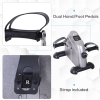 Mini Exercise Bike Portable Pedal Manual Machine Indoor Fitness Silver HOMCOM - Image 5