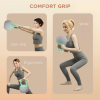 SPORTNOW 10KG Kettlebell with Soft Body and Non-Slip Handle, Grey and Green - Image 5