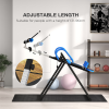 HOMCOM Adjustable Gravity Inversion Table with Safety Belt, Blue - Image 5
