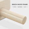 SPORTNOW Wooden Parallettes Push Up Bars Calisthenics Equipment for Home Gym - Image 5
