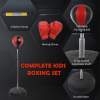 Adjust Kids Training Boxing Punching Ball Bag Boxing Punching w/ Gloves HOMCOM - Image 5