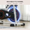 8kg Flywheel Exercise Bike w/ Adjustable Height/Resistance LCD Monitor HOMCOM - Image 5
