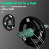 Olympic Weight Plates, Tri-Grip Barbell Weights Set with 2'' Holes, 2 x 5kg - Image 5