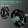 Olympic Weight Plates, Tri-Grip Barbell Weights Set with 2'' Holes, 2 x 10kg - Image 5