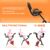 2-In-1 Upright Exercise Bike 8-Level Adjustable with Pulse Sensor Red - Image 5