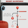 SPORTNOW Boxing Bag, Freestanding Punching Bag with Reflex Bar, Speed Balls - Image 5