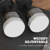 Adjustable Dumbbells Set, Free weights with Storage Box, 10kg x 2 - Image 5