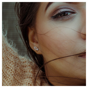 Christian Fish Stud Earrings