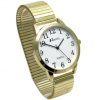Ravel Mens Bold Number White Dial Gold Expander Bracelet Watch R0232.02.1 - Image 2